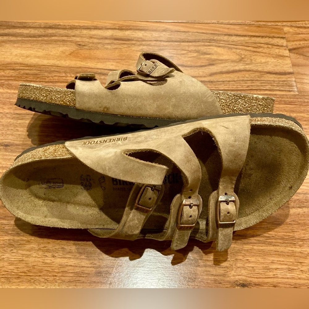 Birkenstock Florida Oil-Rubbed leather Sandals - Picture 5 of 9